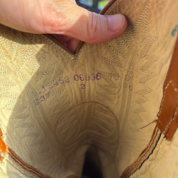 Dan Post Brown Lizard Skin Leather Western Cowboy Boots Men's Size 10D - Picture 10 of 12